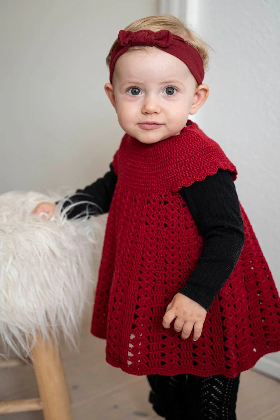 Philippa Kjole hæklet i Mayflower London Merino Fine