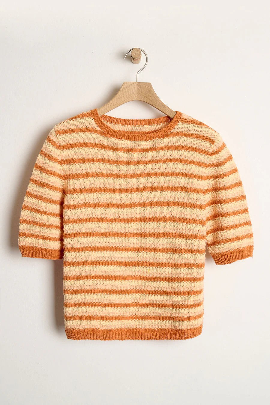 Nikoline Tee strikket i Cotton 8/4 fra Mayflower