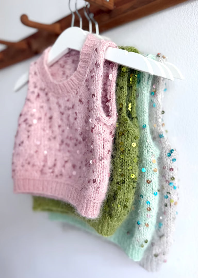 Adel Slipover Mini O-Neck (Sand Knit) - Garnpakke