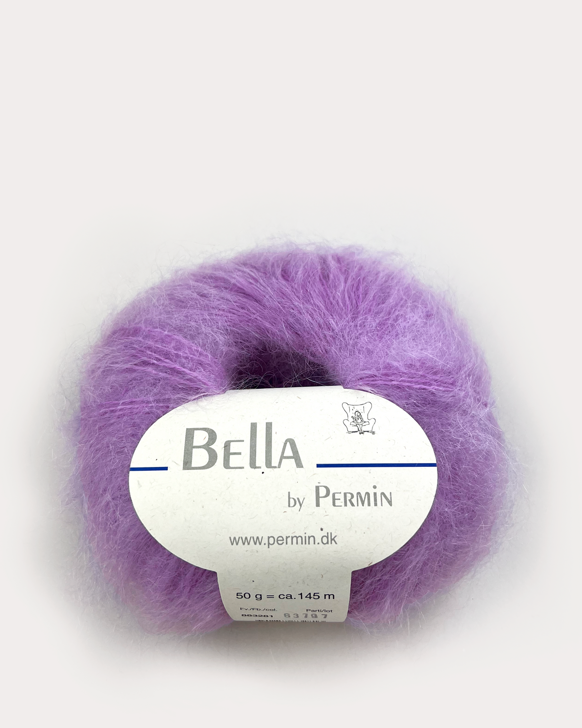 Bella Silk Mohair fra Permin i farven Violet – luksuriøst
mohairgarn