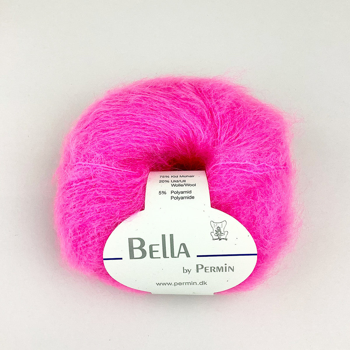 Bella Silk Mohair fra Permin i farven Pink – luksuriøst mohairgarn