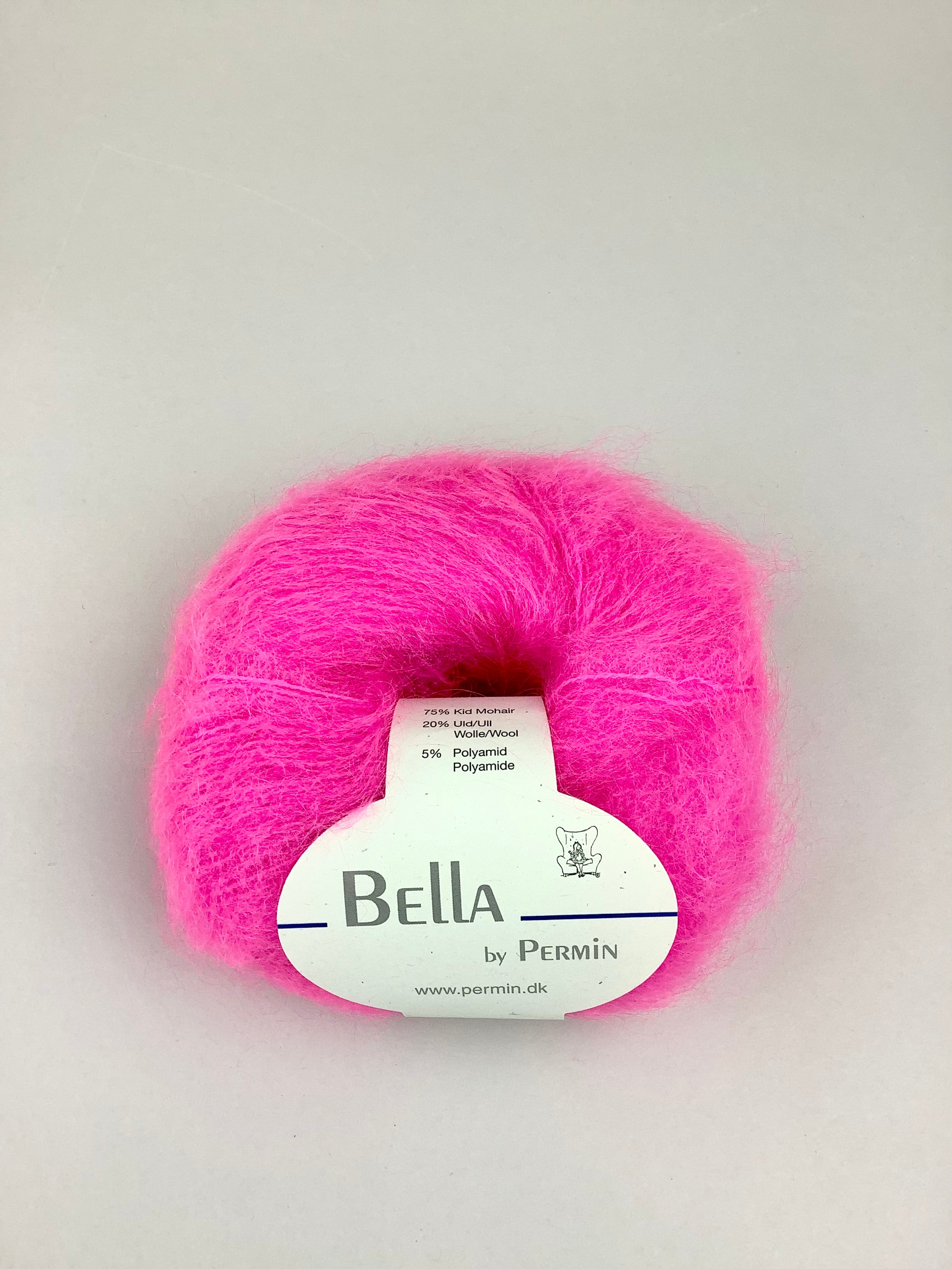 Bella Silk Mohair fra Permin i farven Pink – luksuriøst mohairgarn