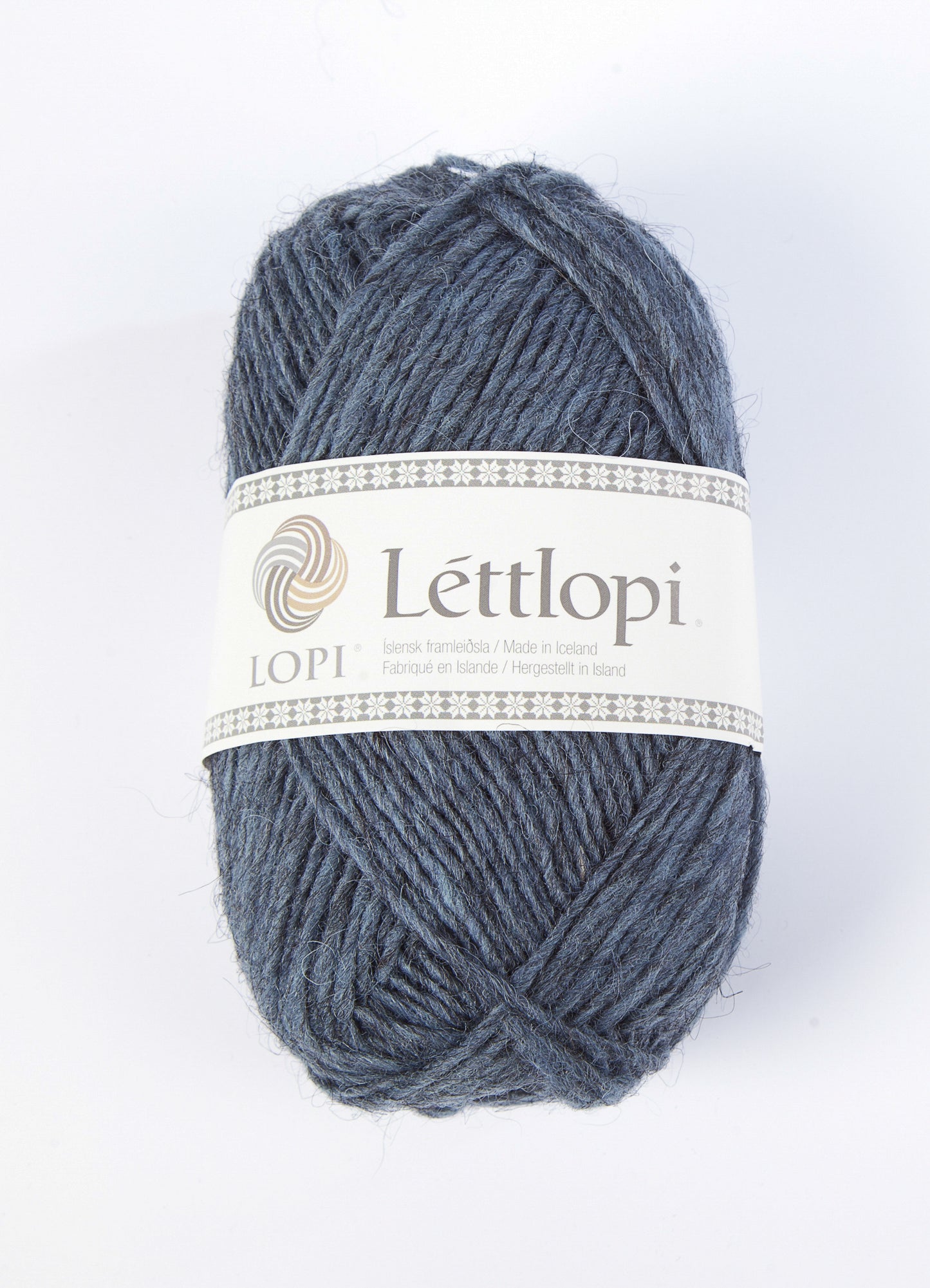 Léttlopi fra Ístex i farven stone blue – islandsk uldgarn