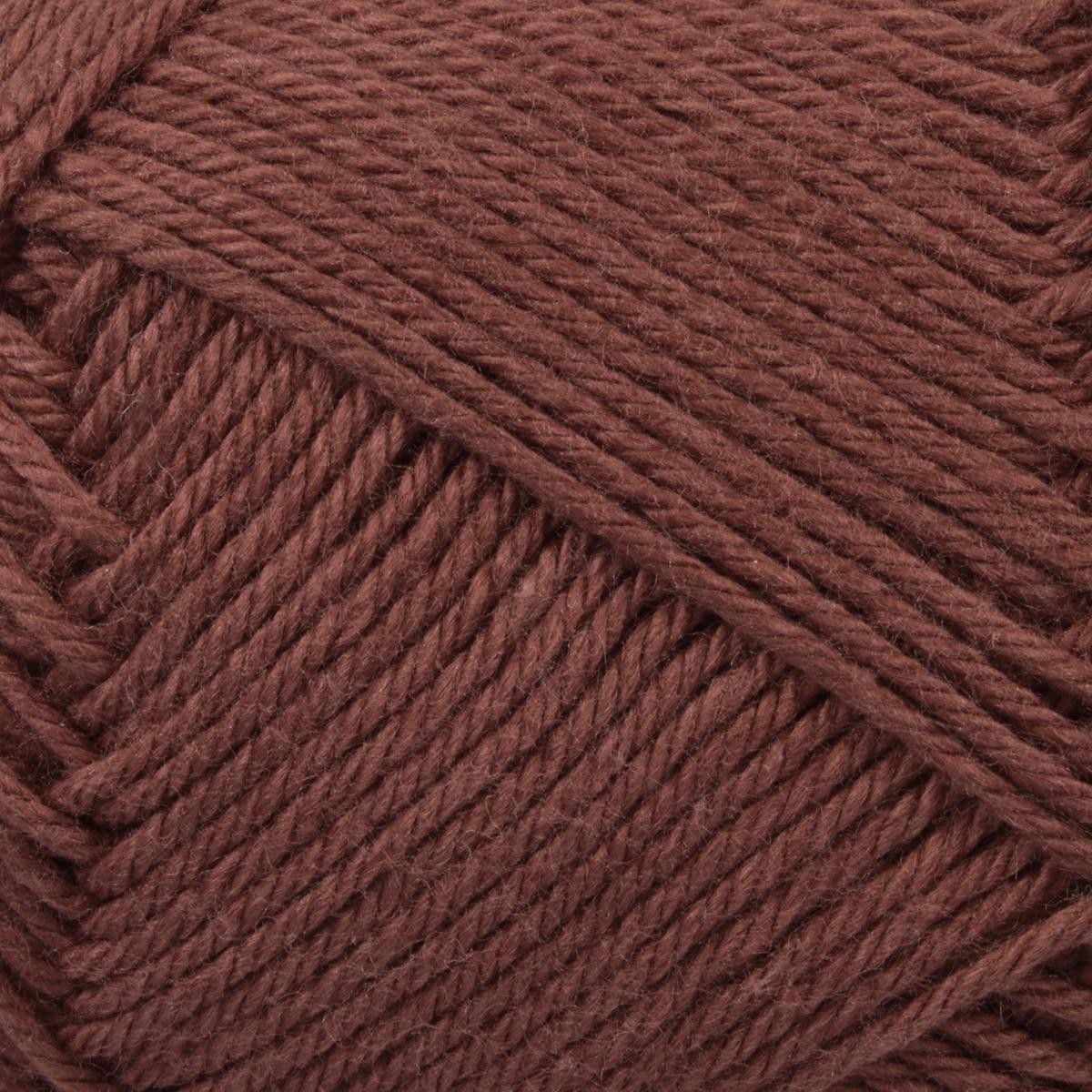 Mayflower Cotton 8/4 i farven 1437-rodbrun.