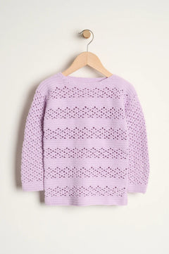 Josefine Bluse hæklet i Cotton 8/4 fra Mayflower