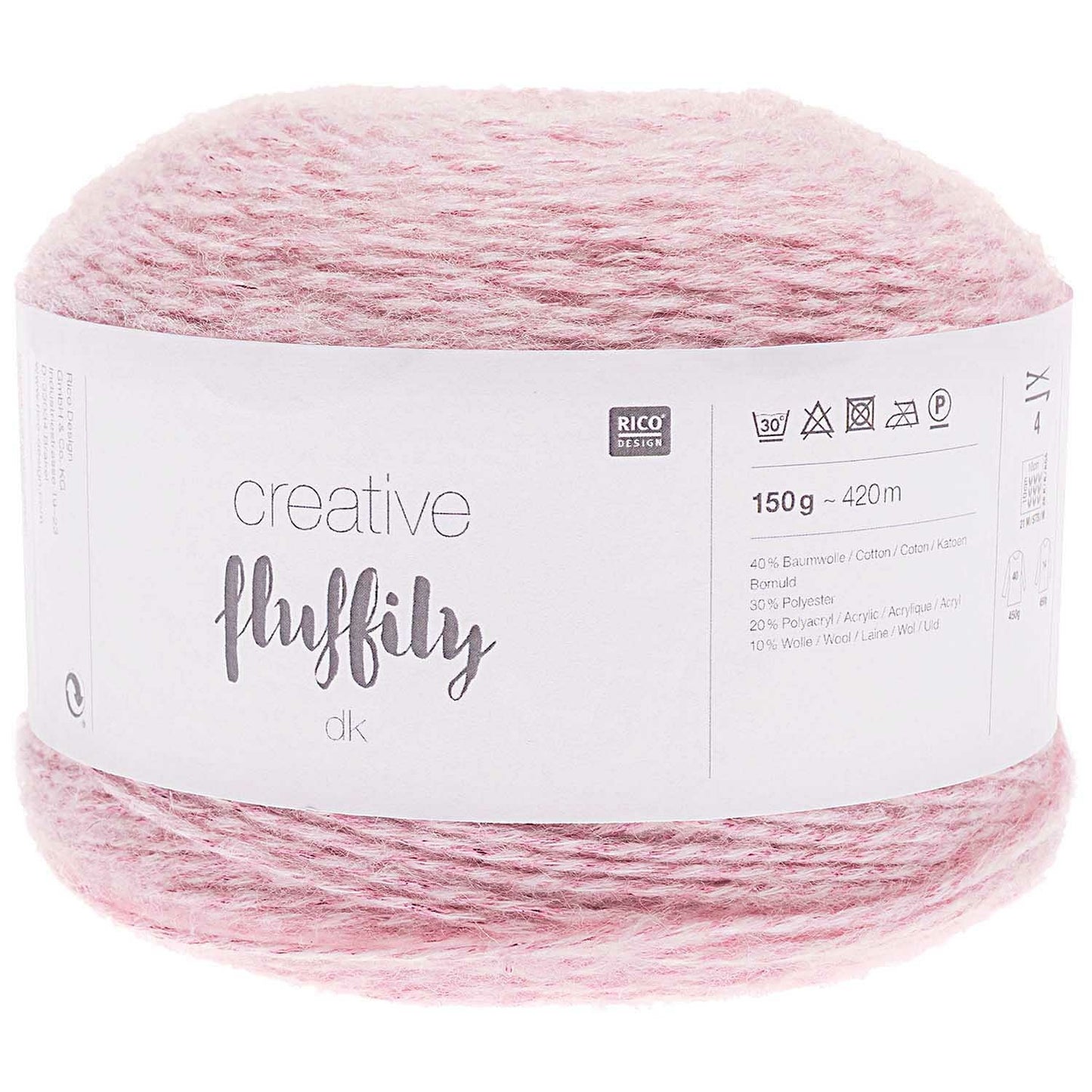 Garn til Lulu Slipover Junior kit i farven pink.