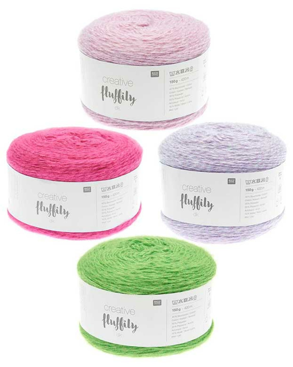 Creative Fluffily DK – blødt og fluffy garn til strik i flere farver