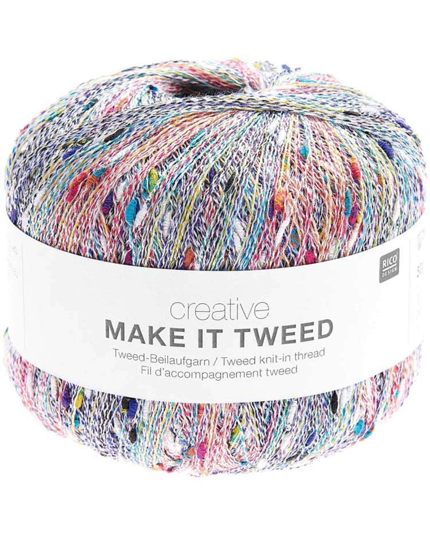 Make it Tweed i farven multicolor – effektgarn til strik