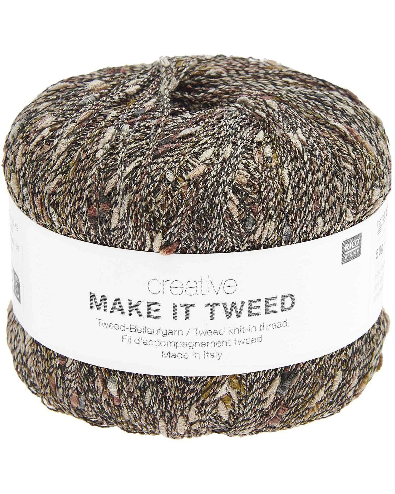Make it Tweed i farven classic – effektgarn til strik