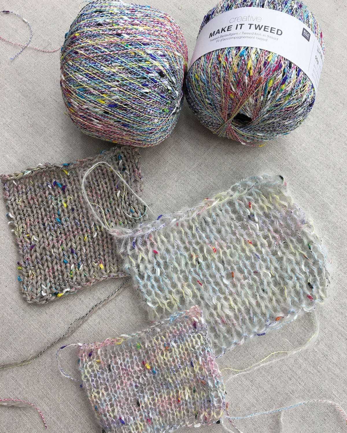 Make it Tweed effektgarn – tilføjer tweed-struktur og dybde til strik