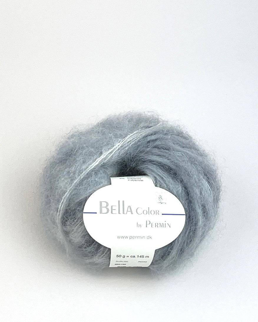 Bella Color Silk Mohair fra Permin i farven Regn og tåge