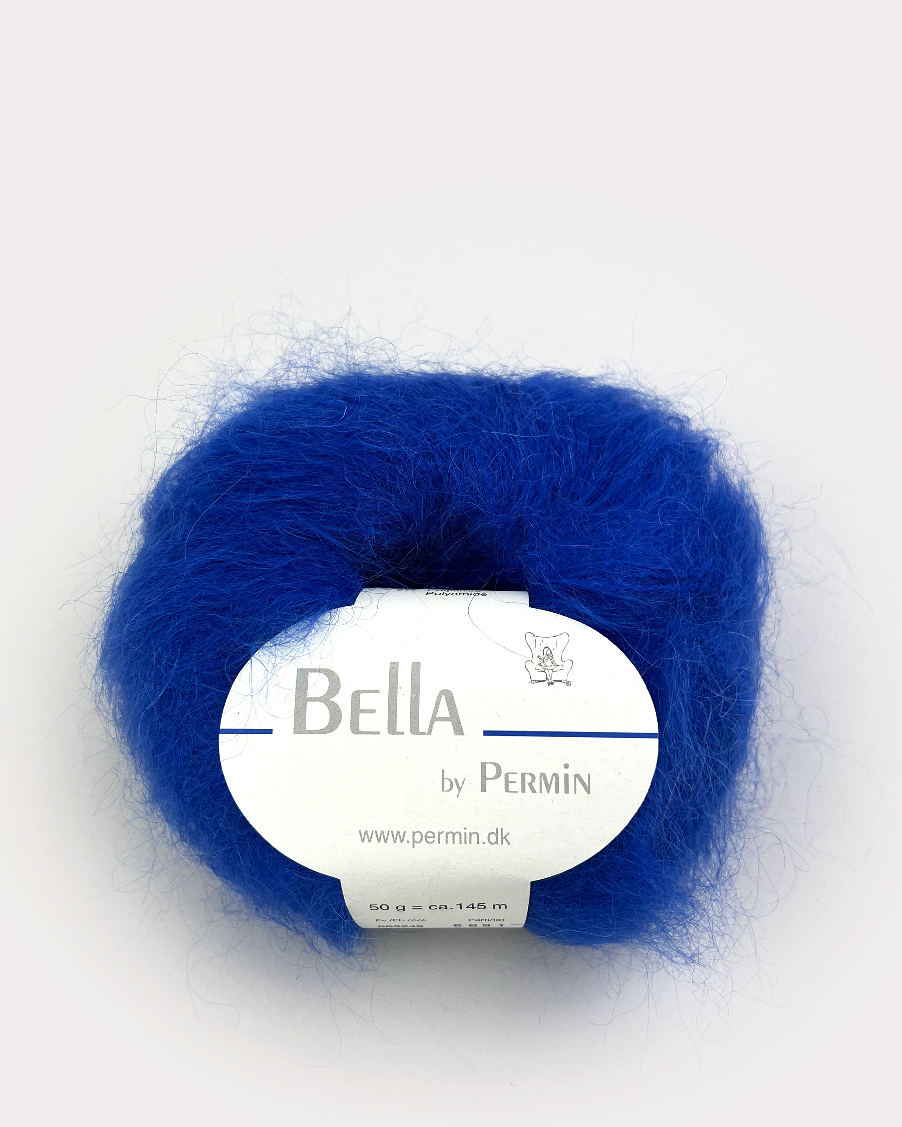 Bella Silk Mohair fra Permin i farven kobolt – luksuriøst
mohairgarn