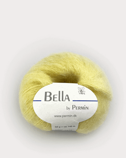 Bella garn til Sigga Sweater kit i farven lysegul