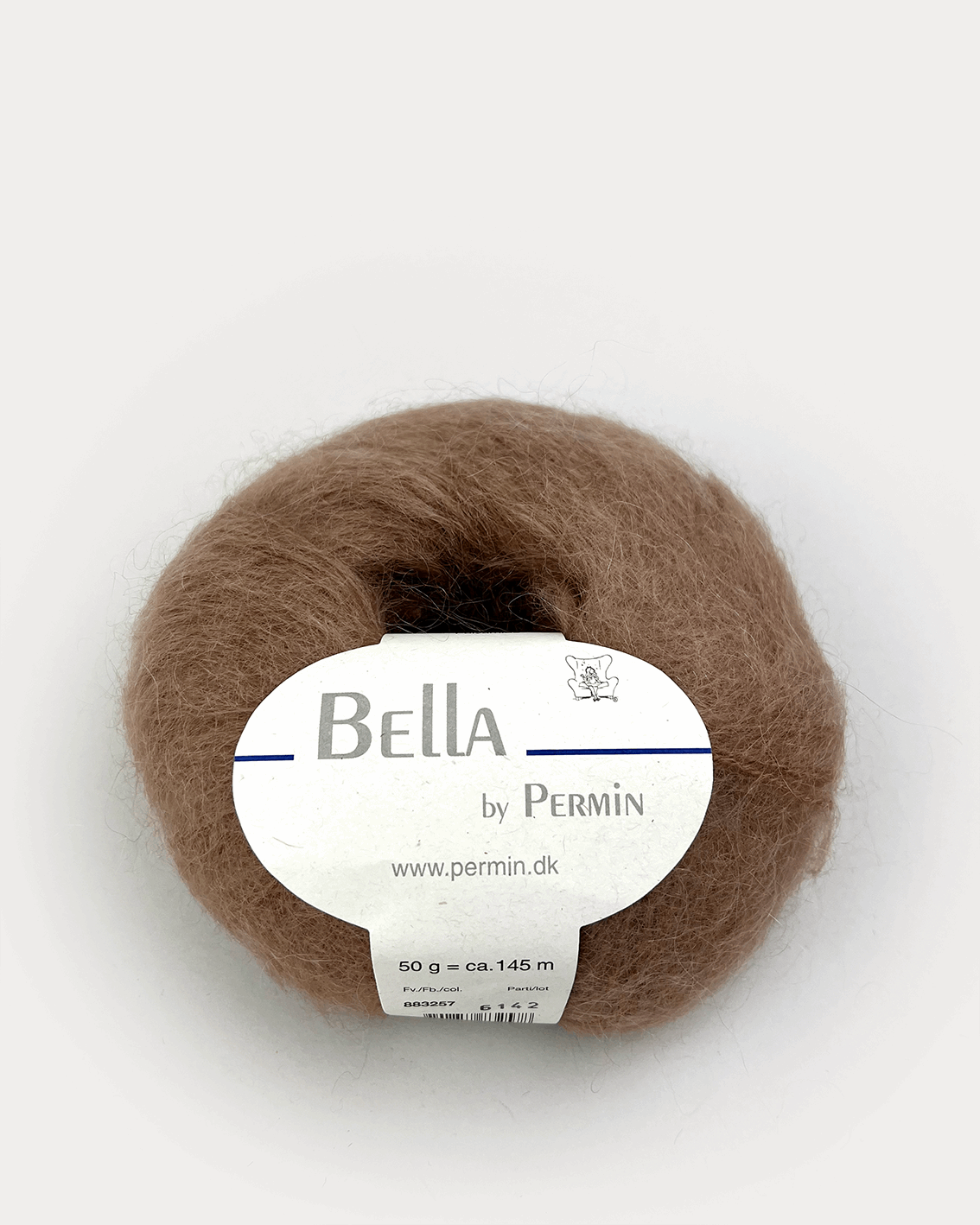Bella garn til Sigga Sweater kit i farven kamel