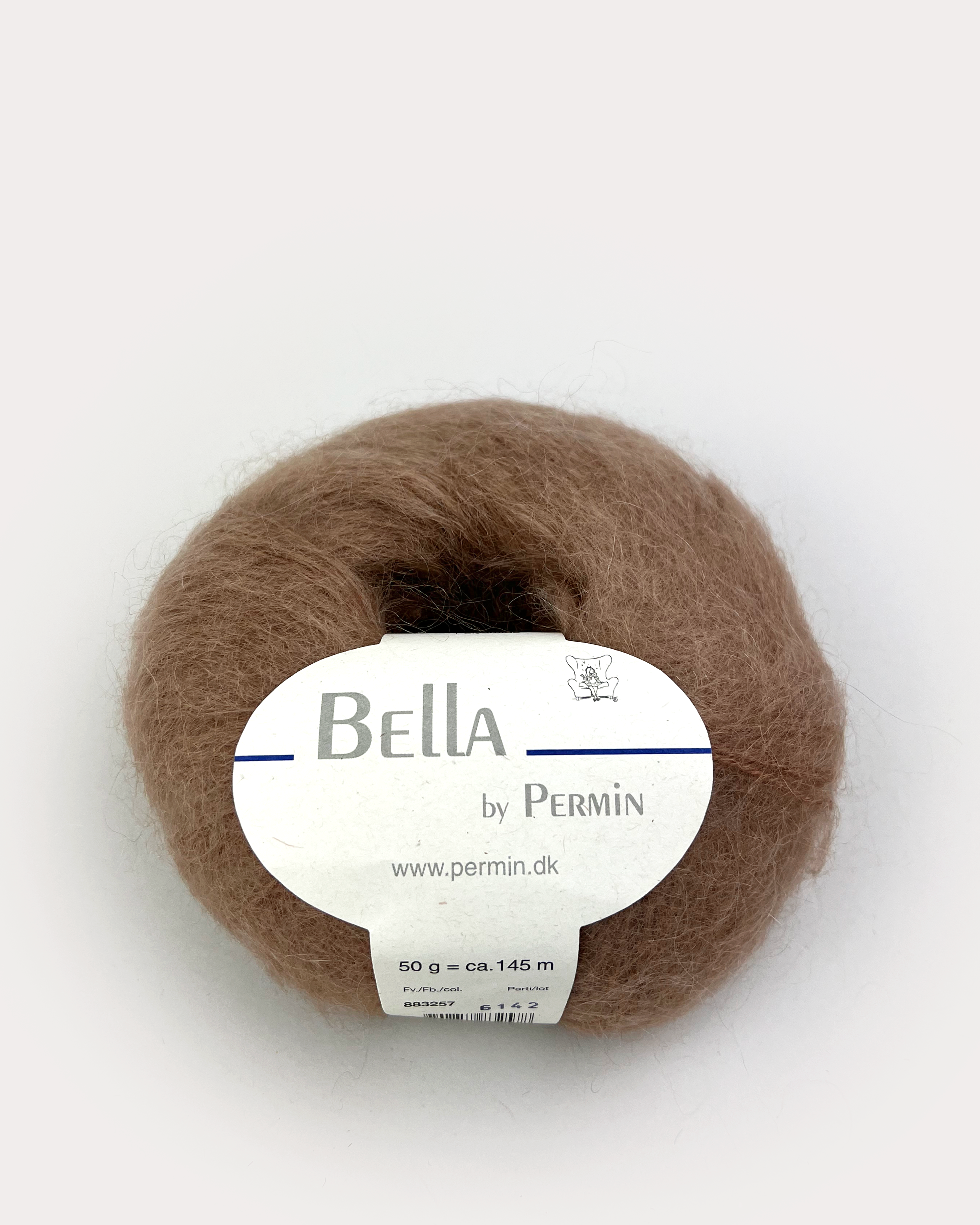 Bella Silk Mohair fra Permin i farven kamel – luksuriøst
mohairgarn