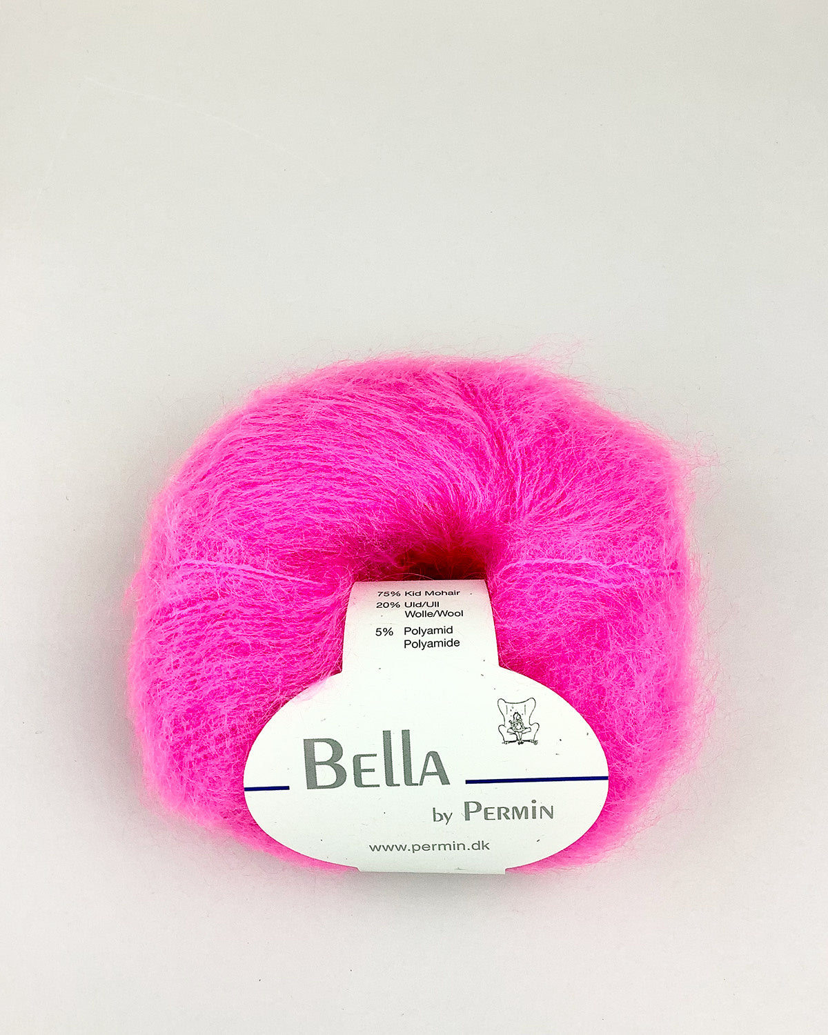 Bella Silk Mohair fra Permin i farven Pink – luksuriøst mohairgarn