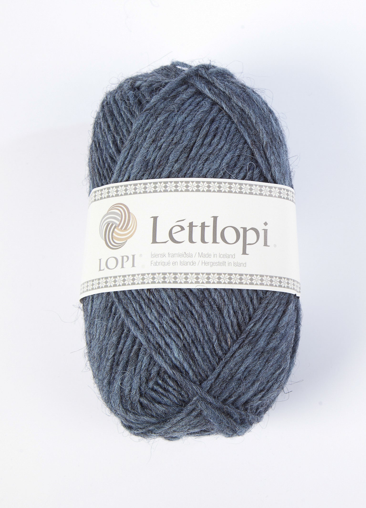 Léttlopi fra Ístex i farven stone blue – islandsk uldgarn