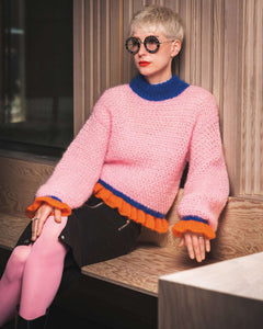 Crowd Pleaser Sweater strikkegarn kit fra Daugaard Garn – komplet kit til sweater