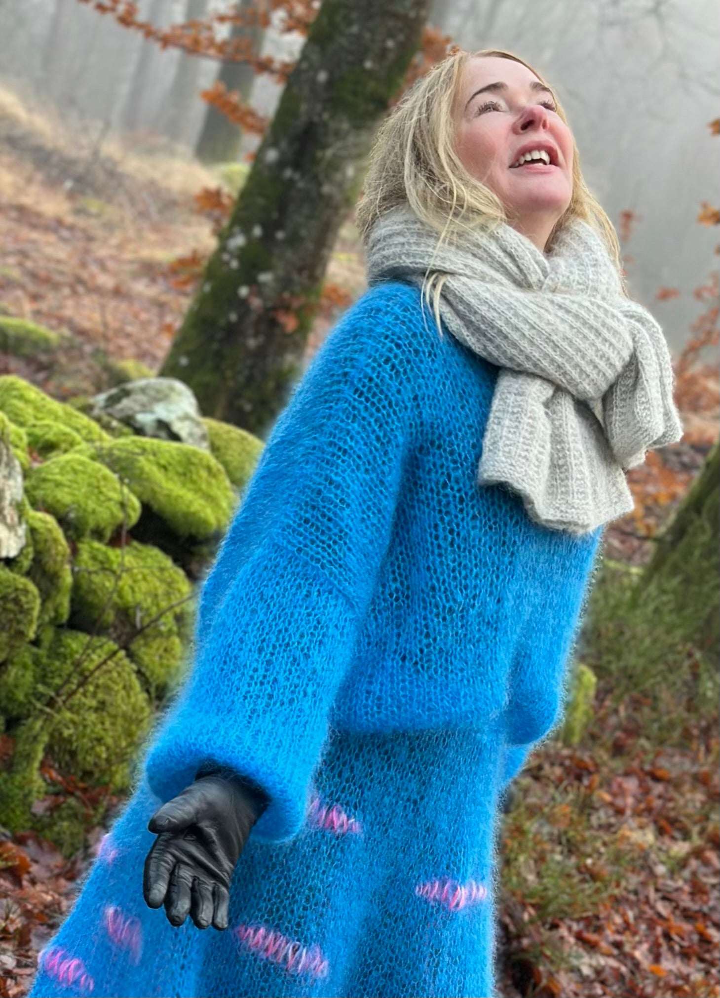 Sigga Sweater med bådhals strikkegarn kit i Bella garn fra Permin hos Daugaard Garn