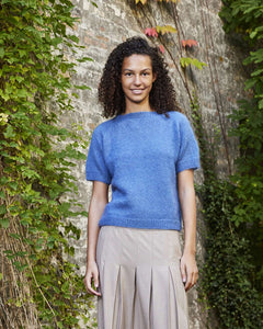 Raglan T-shirt strikkegarn kit fra Daugaard Garn – enkel t-shirt med raglanærmer