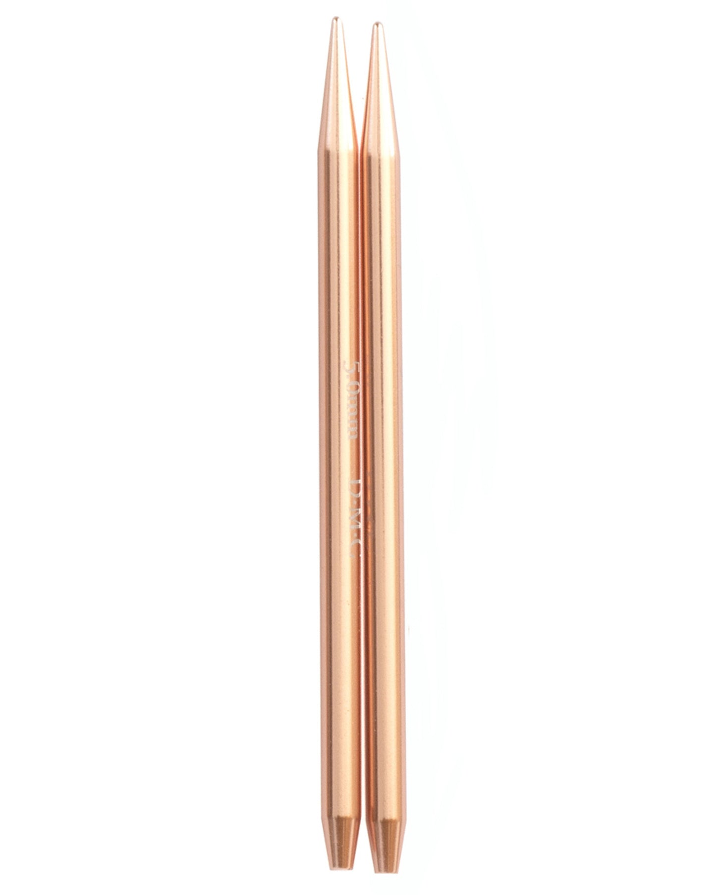 DMC Rose Gold udskiftelige rundpinde –  strikkepinde i rose gold