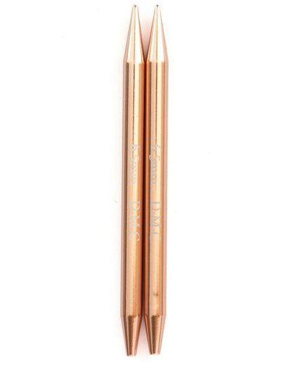 DMC Rose Gold udskiftelige rundpinde –  strikkepinde i rose gold