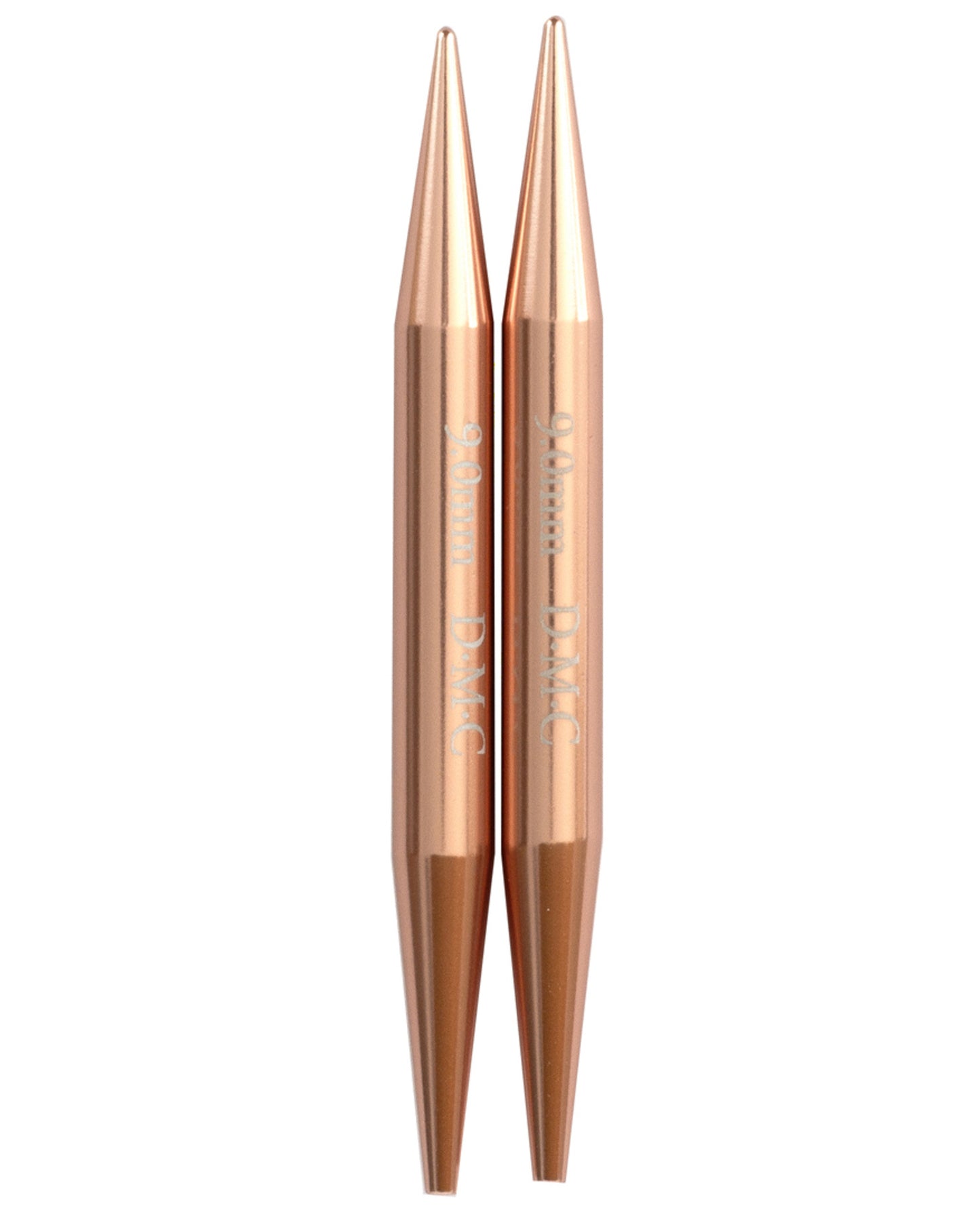 DMC Rose Gold udskiftelige rundpinde –  strikkepinde i rose gold