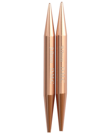 DMC Rose Gold udskiftelige rundpinde –  strikkepinde i rose gold