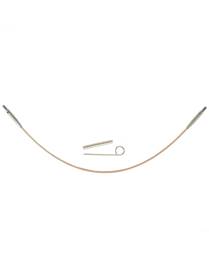 DMC Rose Gold wire til udskiftelige rundpinde med strammenøgle og forbinder