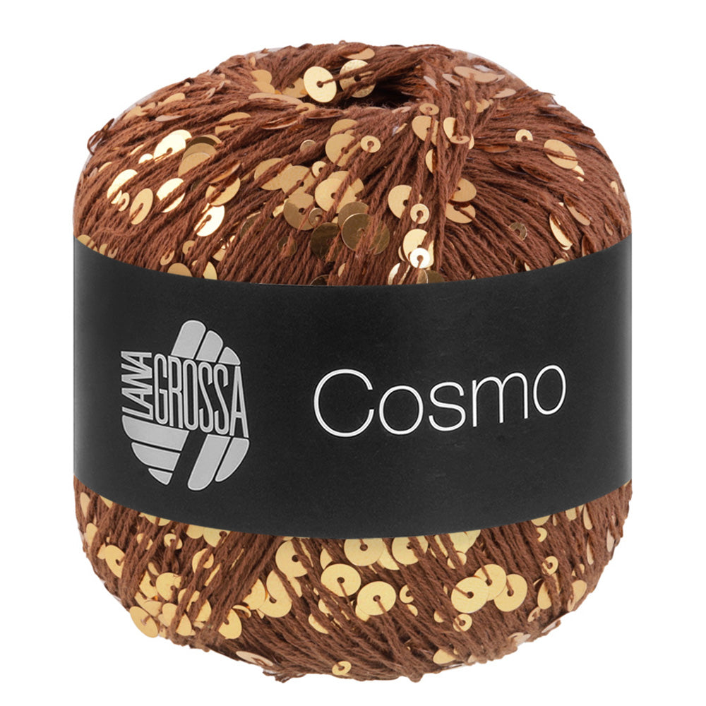 Lana Grossa Cosmo garnnøgle i farven Nougat