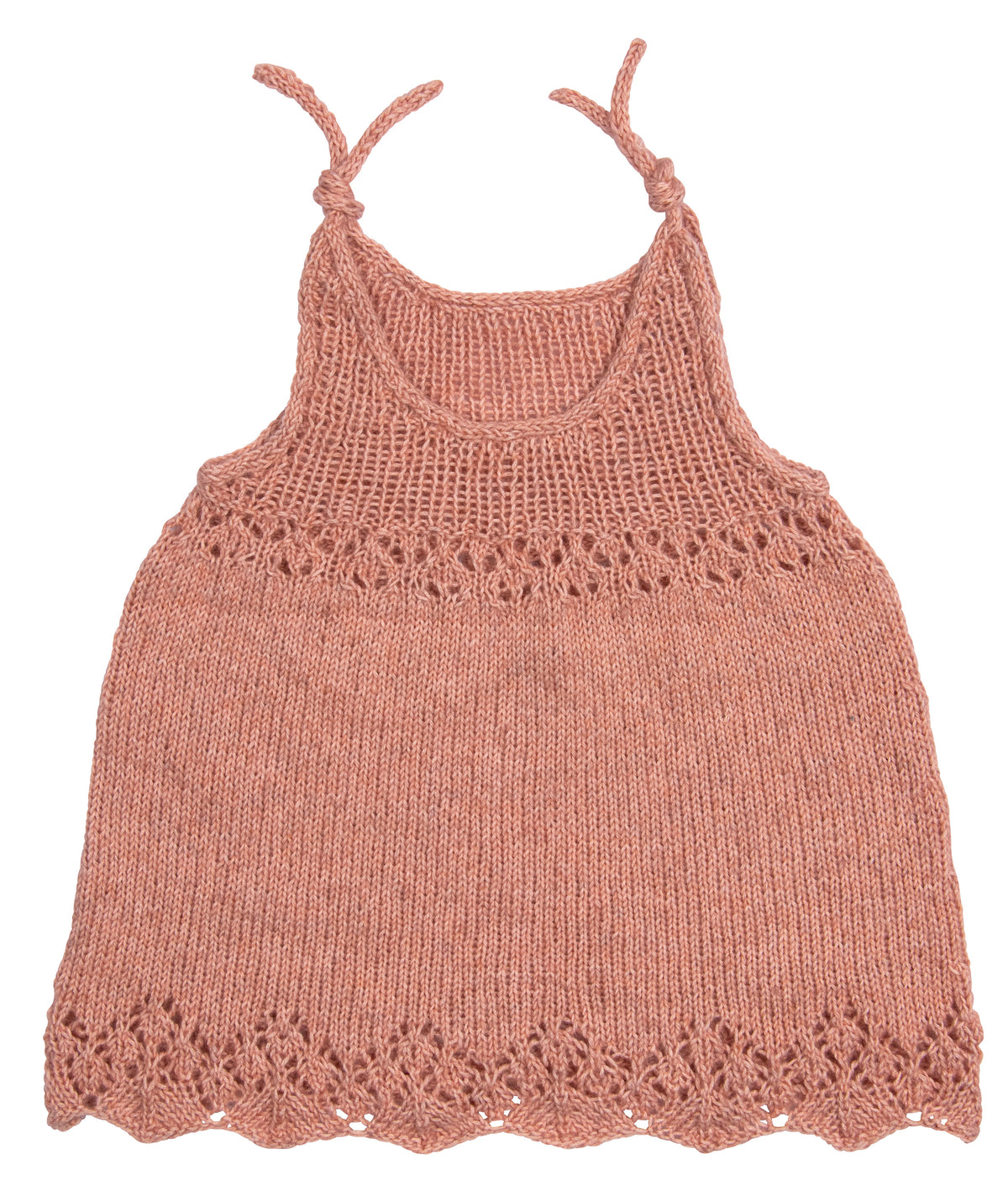 Baby kjole i Ecopuno - Strikkekit