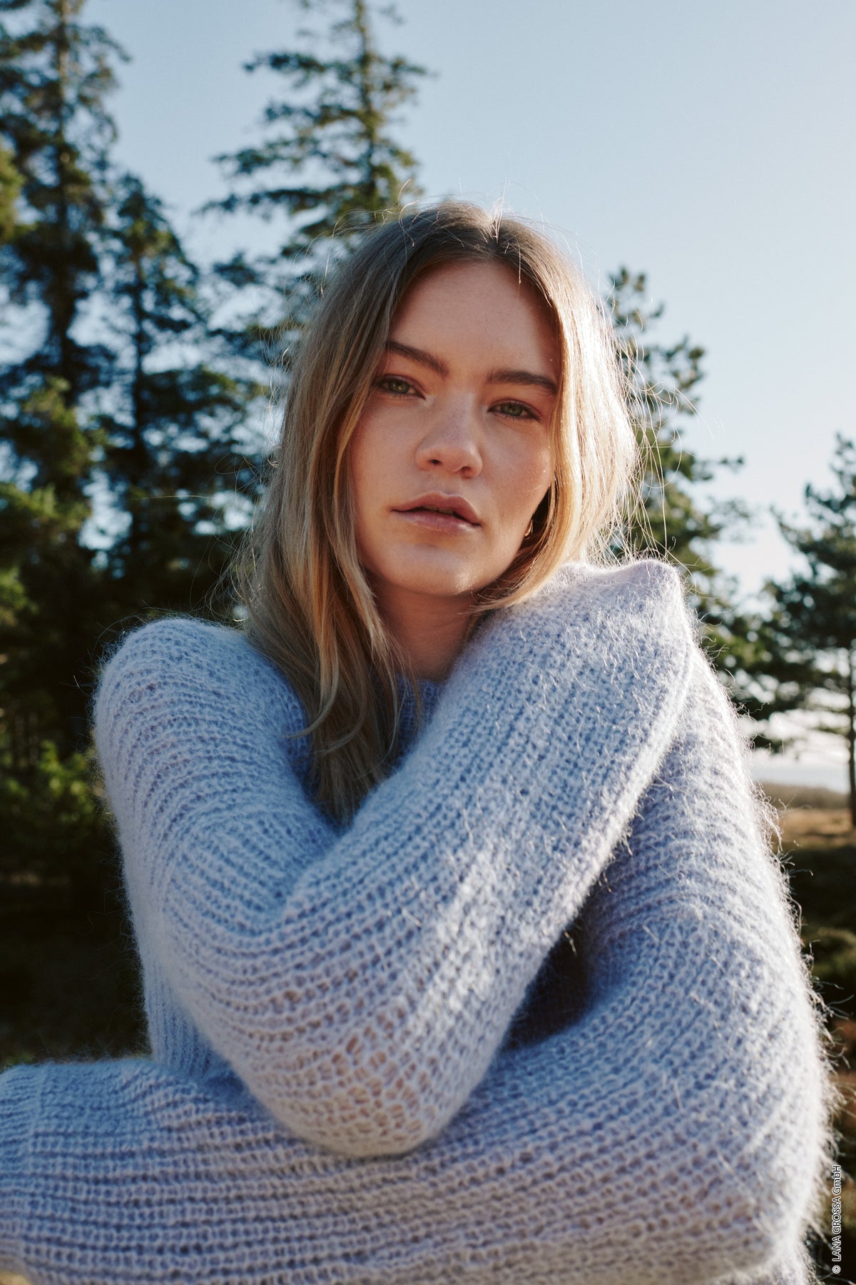 Detalje af halvpatentmønster på Setasuri Leporello pullover