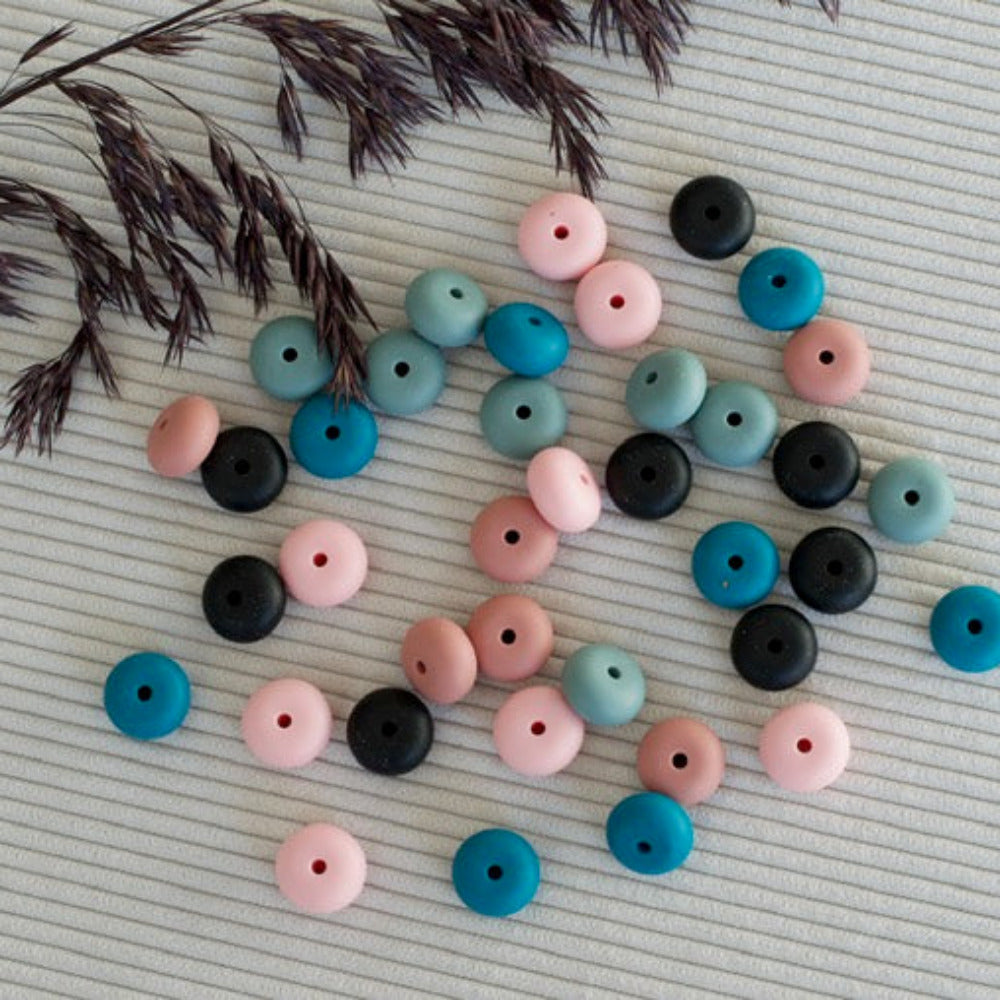 Ovale maskestoppere i silikone fra Markers & Pearls til strikkepinde