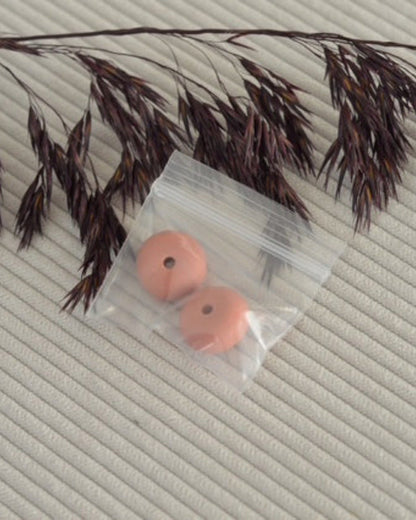 Ovale maskestoppere i silikone fra Markers & Pearls til strikkepinde