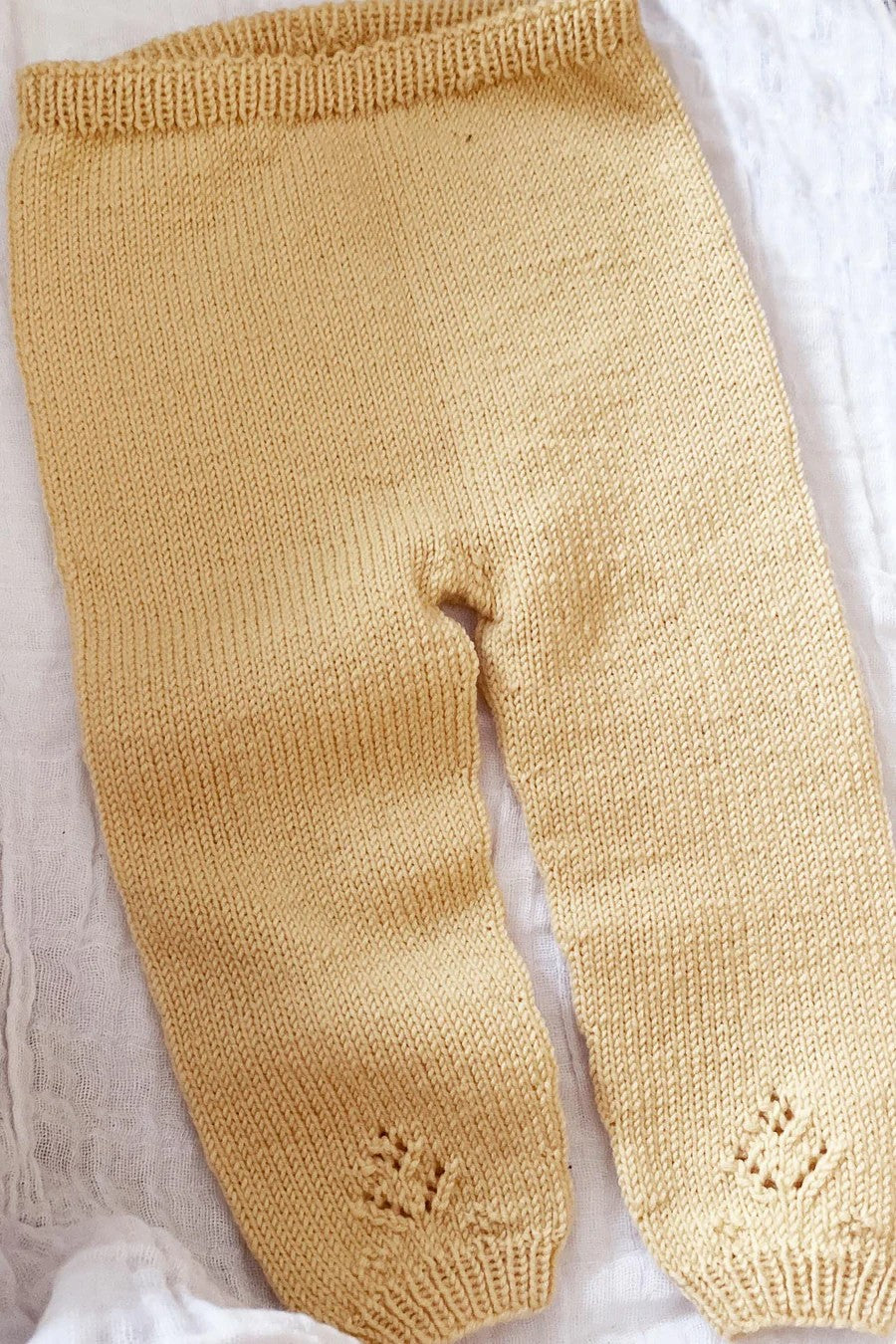 Mælkebøtte Bukser strikket i London Merino Fine